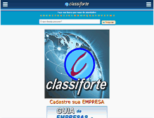 Tablet Screenshot of classiforte.com